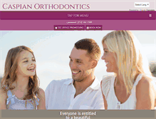 Tablet Screenshot of caspianortho.com
